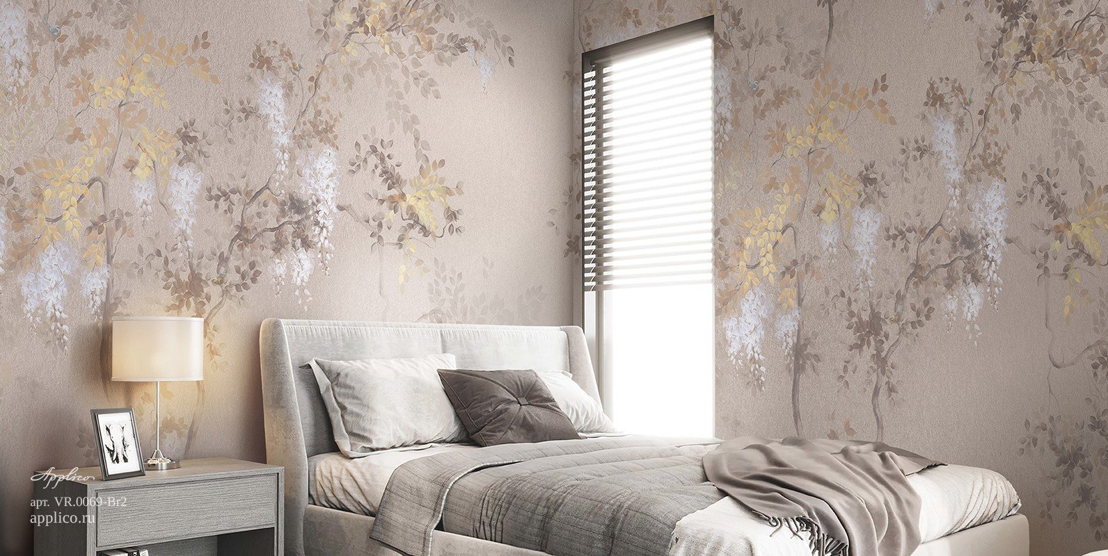 Фотообои и панно Цветение OP VR.0069-Br2_1 на сайте OboiVkus.by