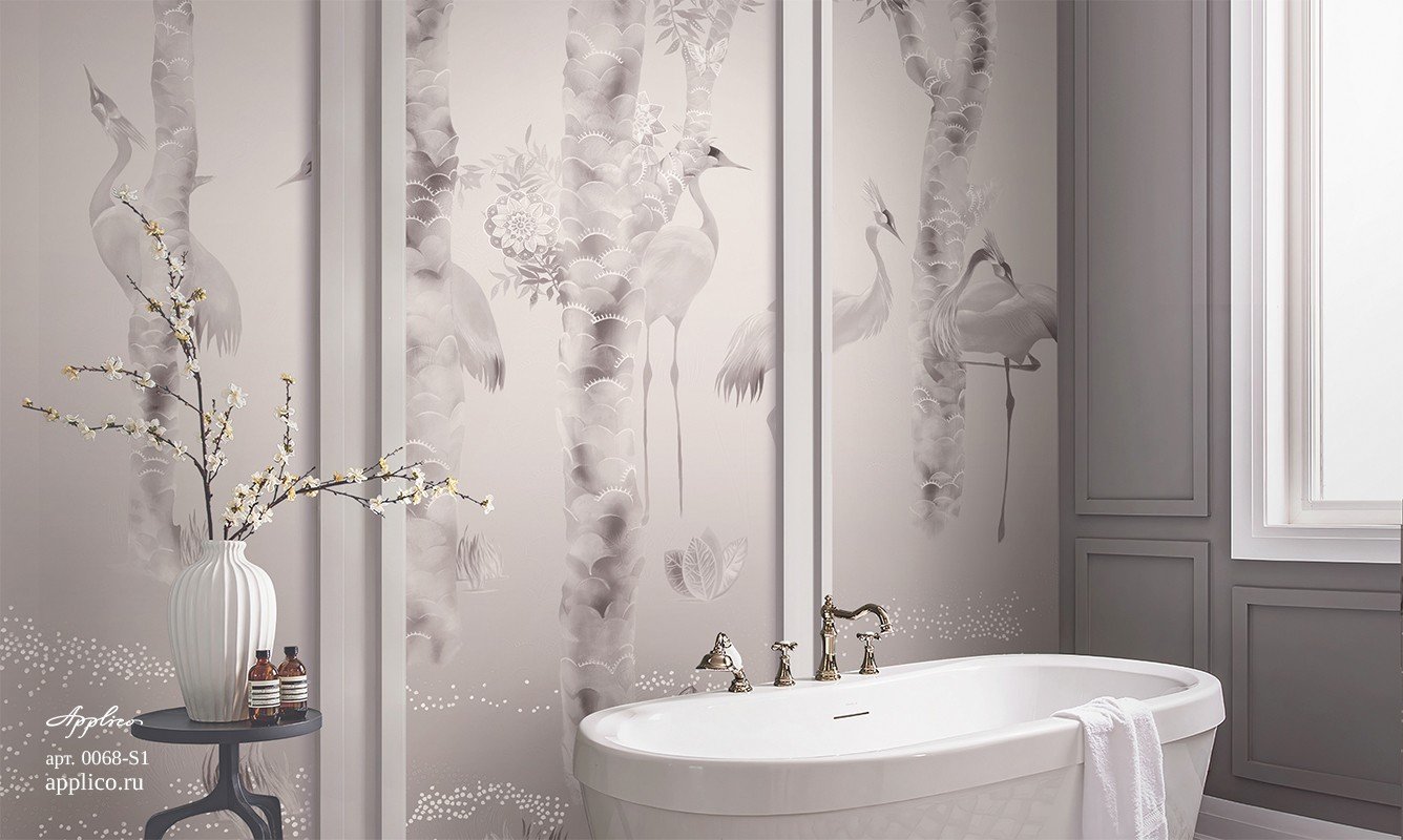 Фотообои и панно Журавлиная роща OP 0068-S1_1 на сайте OboiVkus.by