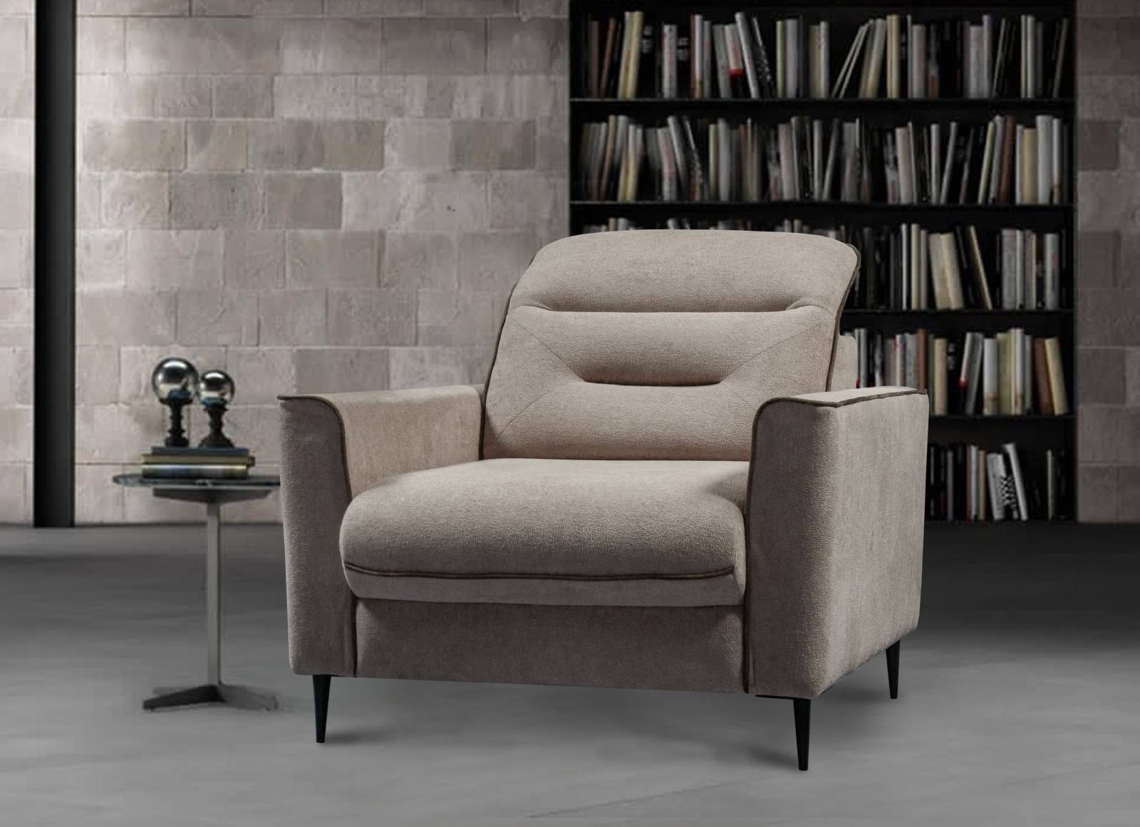 Кресла Ретро: кресло с подлокотниками и трансформирующейся спинкой_2 на сайте OboiVkus.by