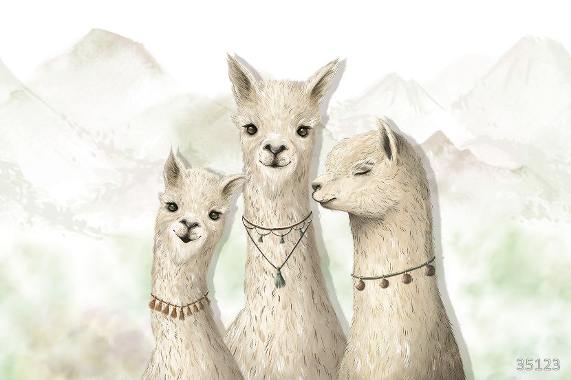 Фрески 35123 (Little Friends 2)_0 на сайте OboiVkus.by