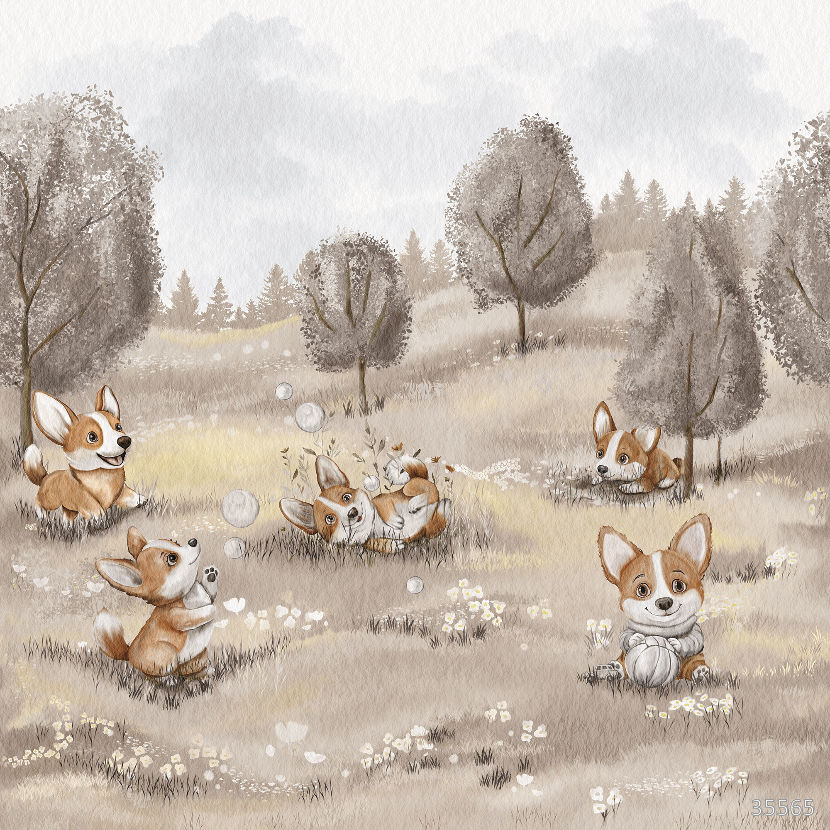 Фрески 35565 (Little Friends 2)_0 на сайте OboiVkus.by