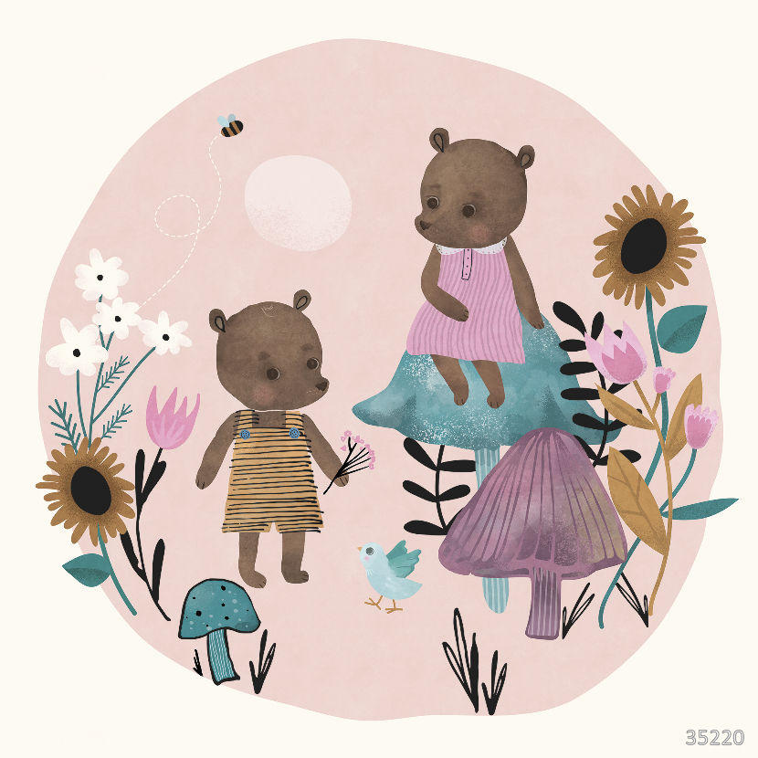 Фрески 35220 (Little Friends 2)_0 на сайте OboiVkus.by