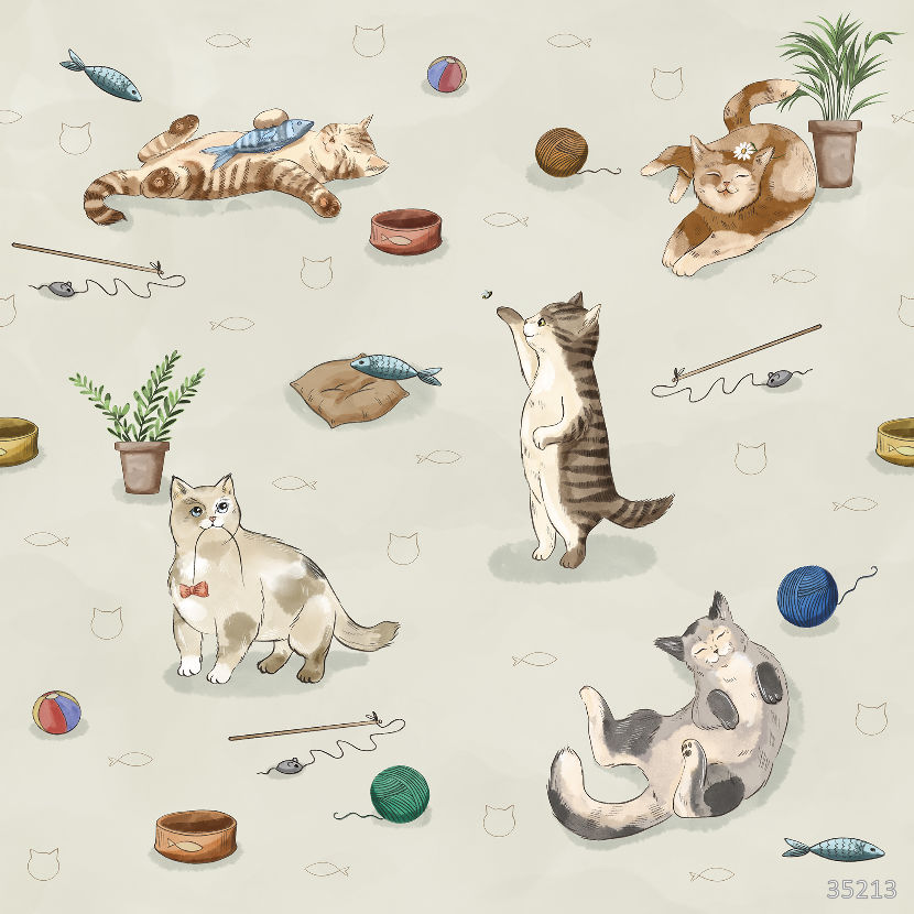 Фрески 35213 (Little Friends 2)_0 на сайте OboiVkus.by