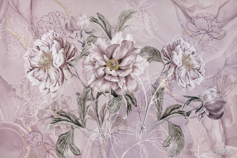 Фрески 34725 (Flower Dreams 2)_0 на сайте OboiVkus.by