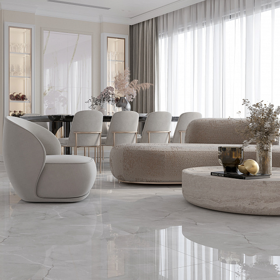 Керамогранит и плитка AB143G Armani Silver 60*60_1 на сайте OboiVkus.by