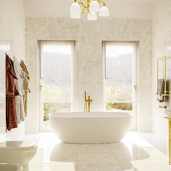Керамогранит и плитка AB1004G Onix White 60*60_1 на сайте OboiVkus.by