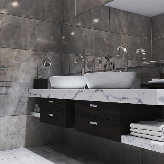 Керамогранит и плитка AB1018G Armani Gris gloss 60*120_1 на сайте OboiVkus.by