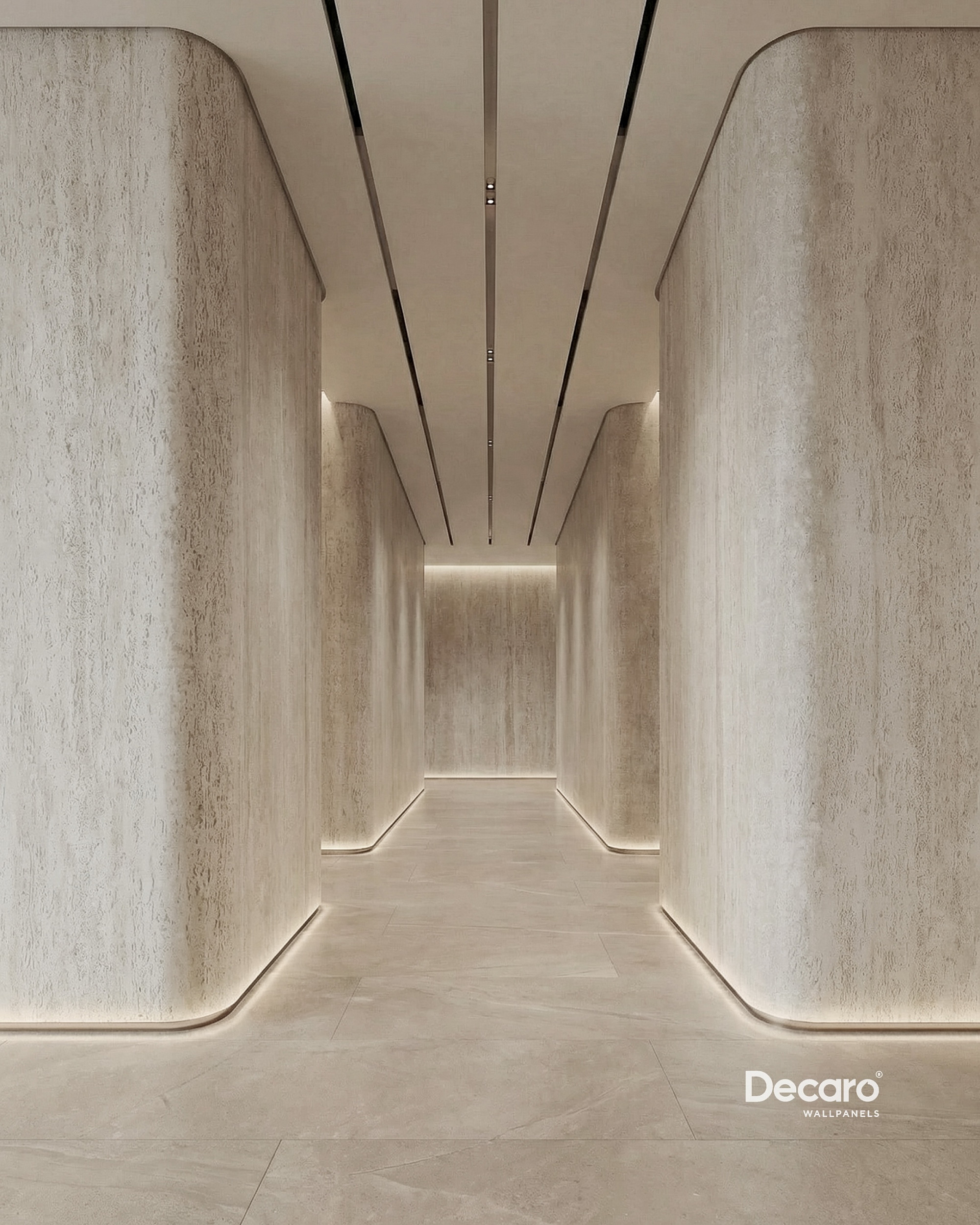 Гибкий камень D1011 Ocean Travertine_4 на сайте OboiVkus.by